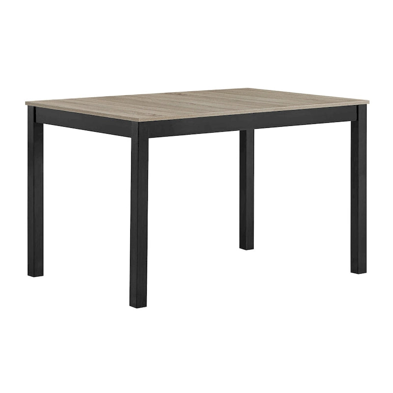Ensemble de 5 chaises de salle à manger, ensemble de meubles de cuisine et de salle à manger avec table rectangulaire et 4 chaises avec siège rembourré