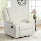 Fauteuil inclinable manuel moderne 36 W en coton/velours côtelé