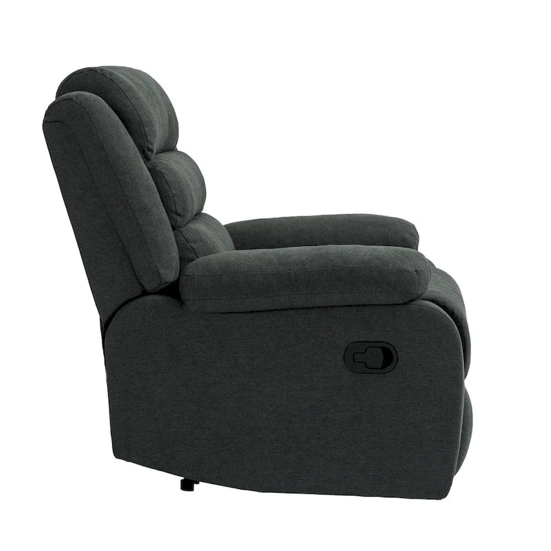 Fauteuil inclinable manuel moderne 36 W en coton/velours côtelé