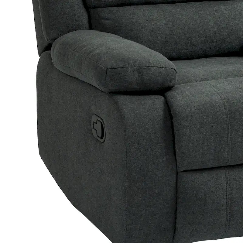 Fauteuil inclinable manuel moderne 36 W en coton/velours côtelé