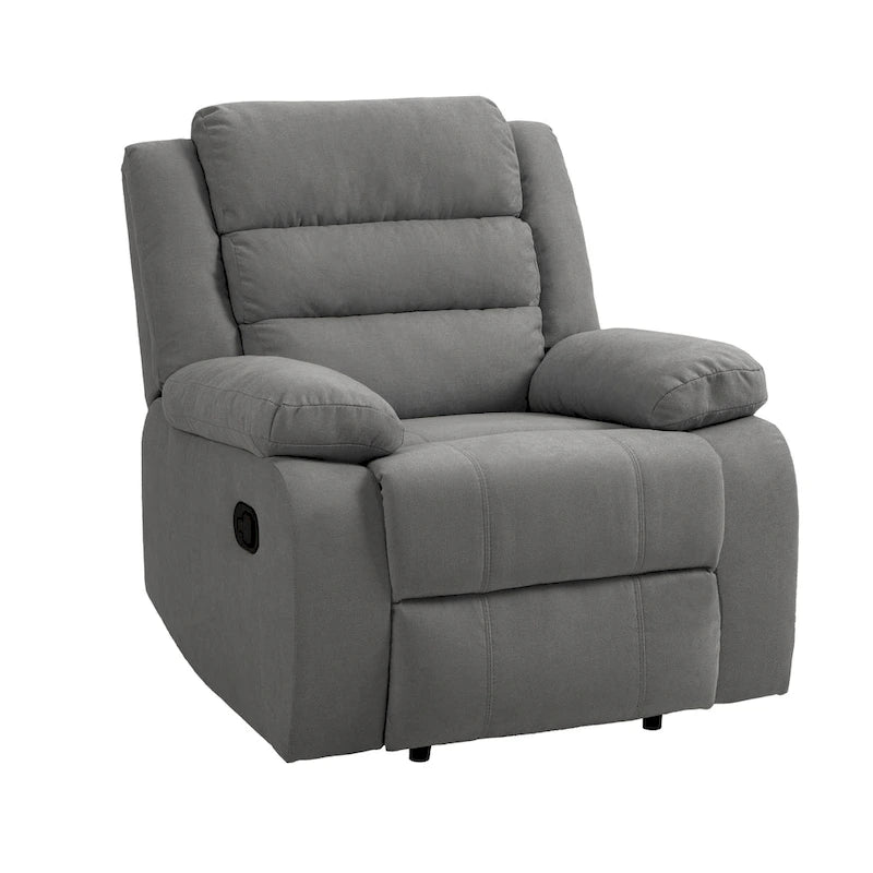 Fauteuil inclinable manuel moderne 36 W en coton/velours côtelé