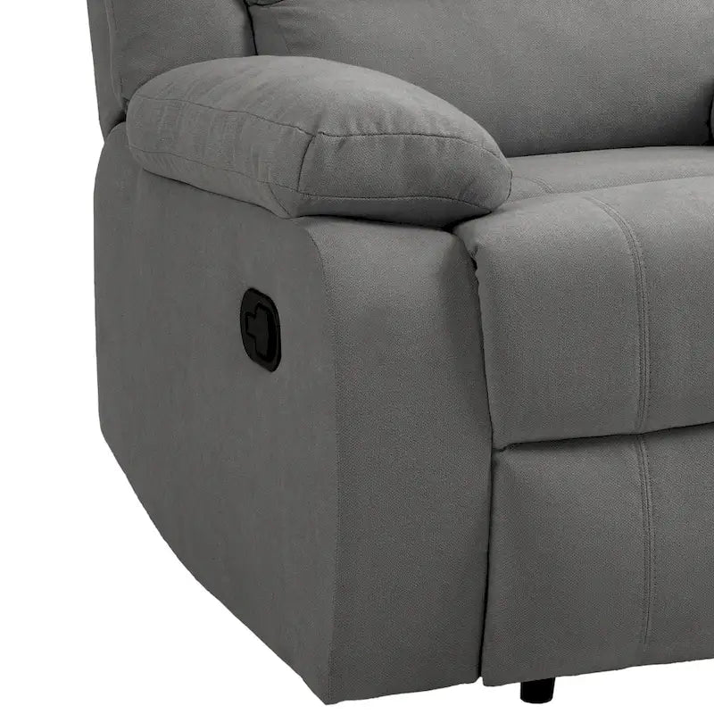 Fauteuil inclinable manuel moderne 36 W en coton/velours côtelé