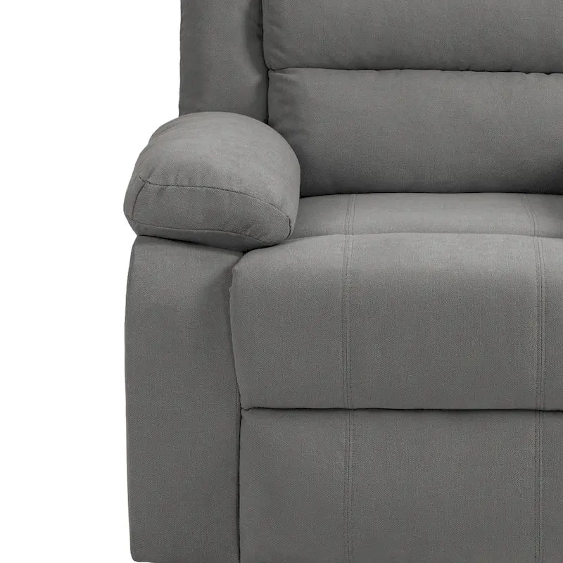 Fauteuil inclinable manuel moderne 36 W en coton/velours côtelé