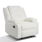 Fauteuil inclinable manuel moderne 36 W en coton/velours côtelé