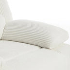 Fauteuil inclinable manuel moderne 36 W en coton/velours côtelé