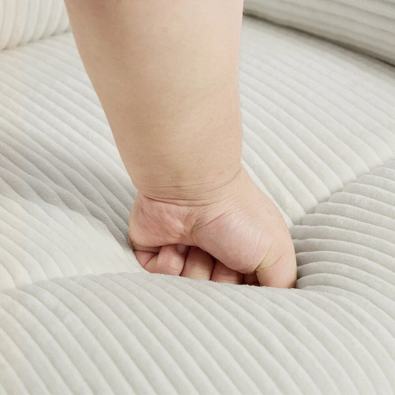 Fauteuil inclinable manuel moderne 36 W en coton/velours côtelé