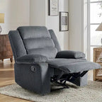 Fauteuil inclinable manuel moderne 36 W en coton/velours côtelé