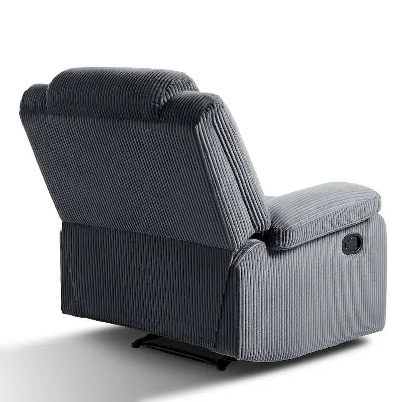 Fauteuil inclinable manuel moderne 36 W en coton/velours côtelé