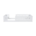 Lit Plateforme Moderne en Bois de Taille Double avec Garde-Corps pour Chambre à Coucher