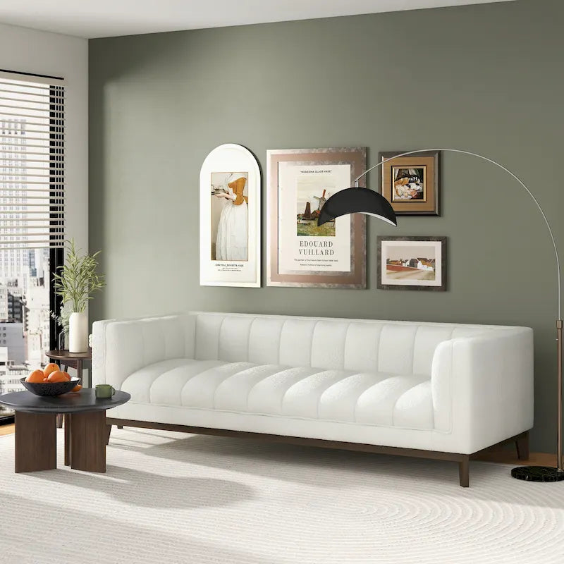 Canapé Jasmine Boucle Luxe Milieu de Siècle