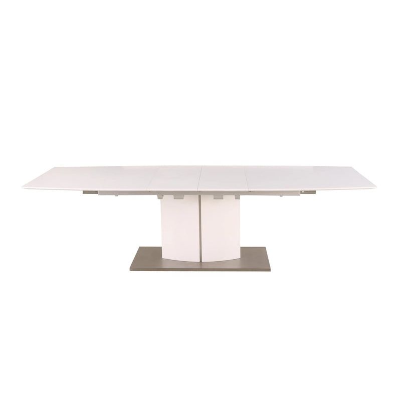Ensemble de salle à manger 5 pièces Elektra blanc mat