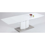 Ensemble de salle à manger 5 pièces Elektra blanc mat