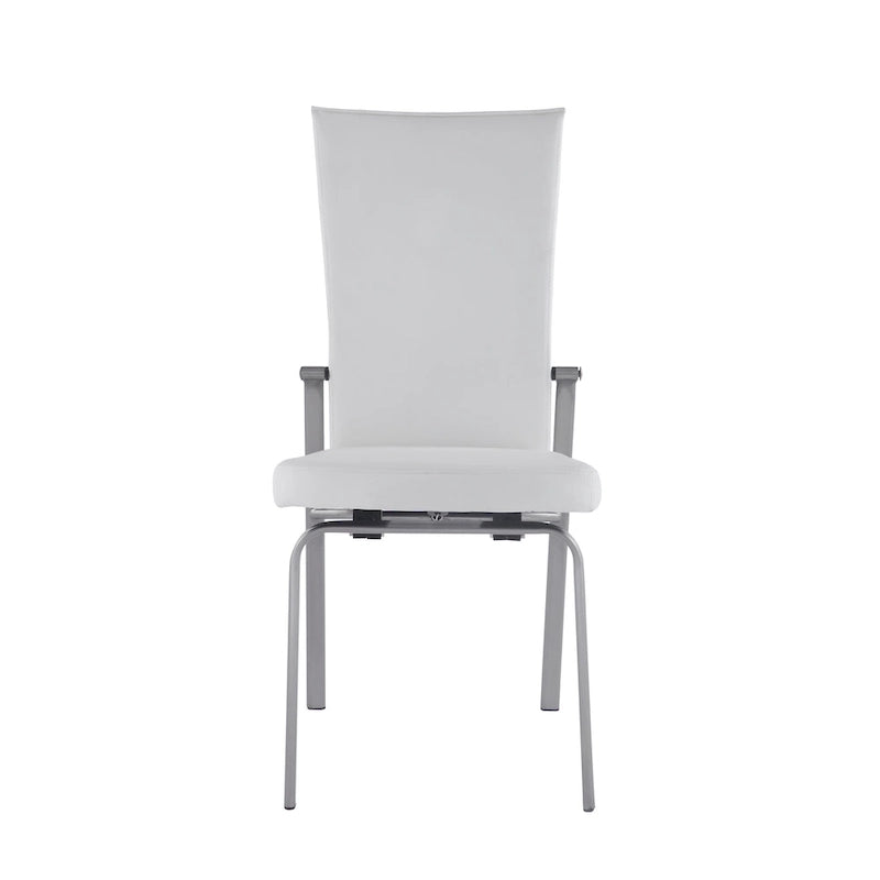 Ensemble de salle à manger 5 pièces Elektra blanc mat
