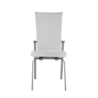 Ensemble de salle à manger 5 pièces Elektra blanc mat