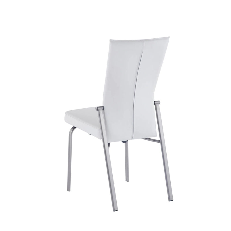 Ensemble de salle à manger 5 pièces Elektra blanc mat