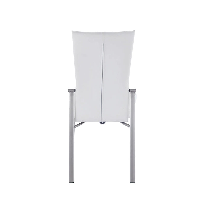 Ensemble de salle à manger 5 pièces Elektra blanc mat