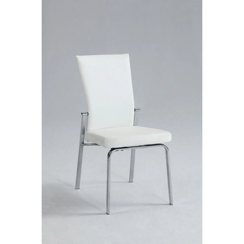 Ensemble de salle à manger 5 pièces Elektra blanc mat