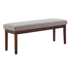 Banc Hawthorne avec revêtement fini espresso par iNSPIRE Q Bold