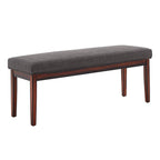 Banc Hawthorne avec revêtement fini espresso par iNSPIRE Q Bold