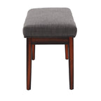 Banc Hawthorne avec revêtement fini espresso par iNSPIRE Q Bold