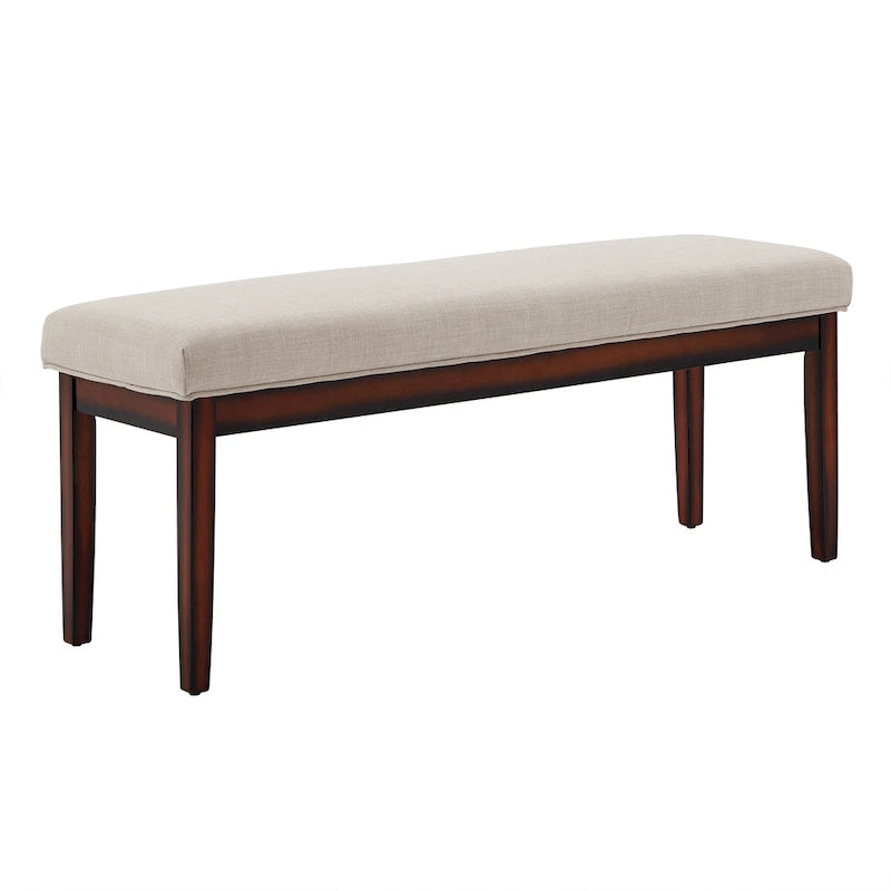 Banc Hawthorne avec revêtement fini espresso par iNSPIRE Q Bold