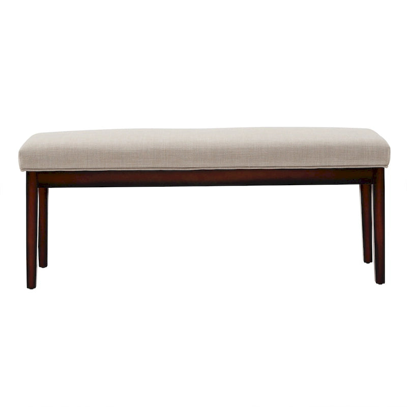 Banc Hawthorne avec revêtement fini espresso par iNSPIRE Q Bold
