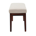 Banc Hawthorne avec revêtement fini espresso par iNSPIRE Q Bold