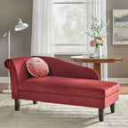 Chaise longue avec compartiment de rangement