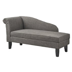 Chaise longue avec compartiment de rangement