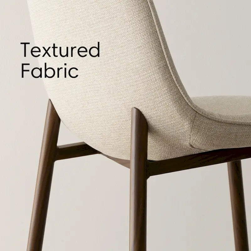 Chaises de salle à manger modernes à dossier plein (lot de 4)