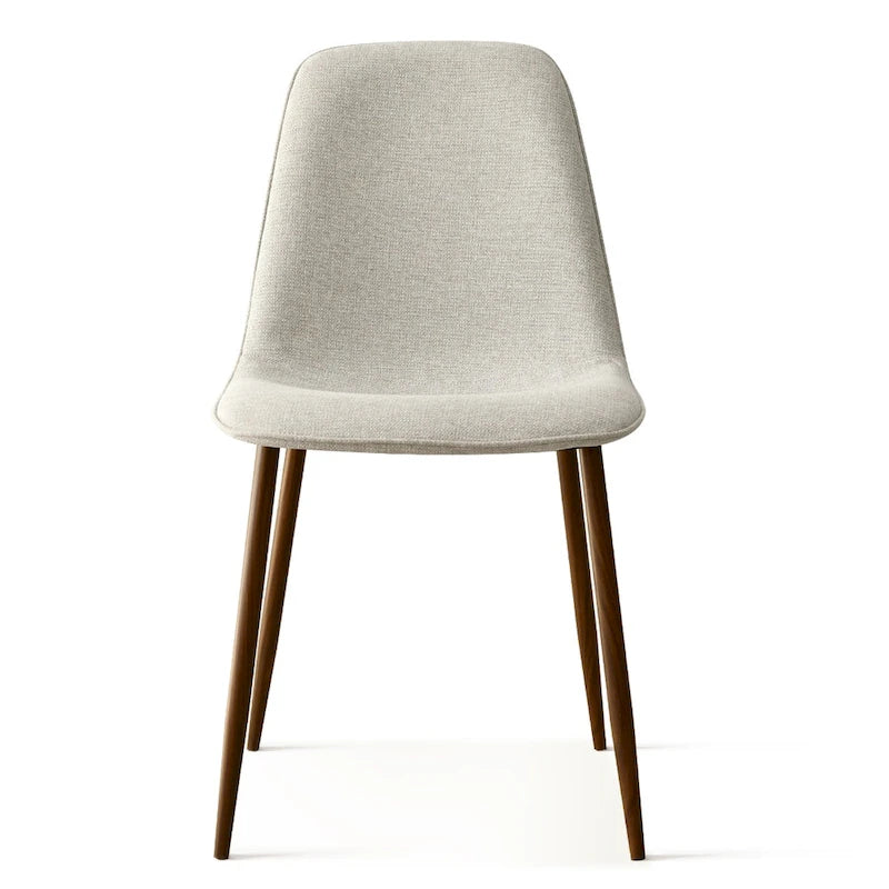 Chaises de salle à manger modernes à dossier plein (lot de 4)