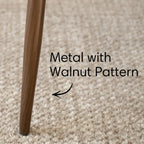 Chaises de salle à manger modernes à dossier plein (lot de 4)