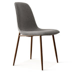 Chaises de salle à manger modernes à dossier plein (lot de 4)