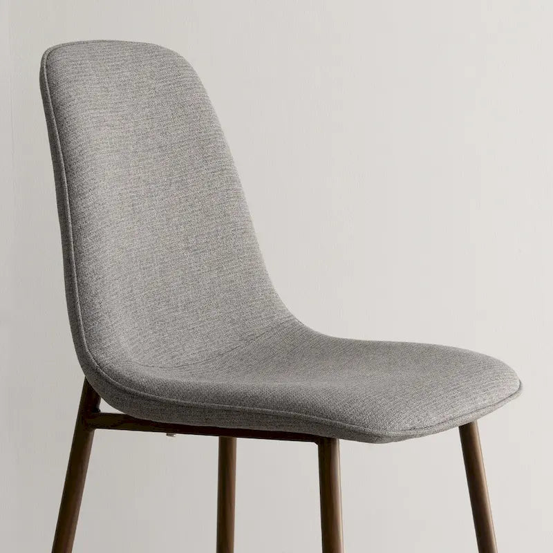 Chaises de salle à manger modernes à dossier plein (lot de 4)