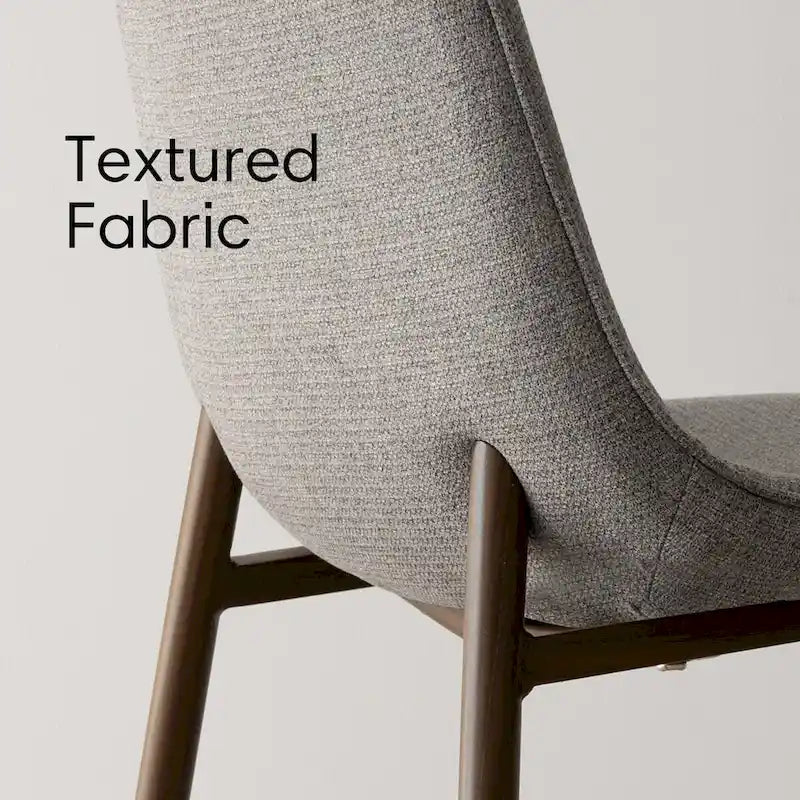 Chaises de salle à manger modernes à dossier plein (lot de 4)