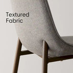 Chaises de salle à manger modernes à dossier plein (lot de 4)