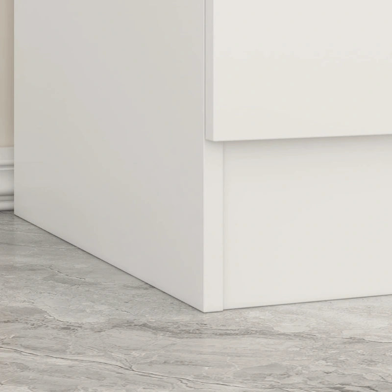 Armoire penderie en bois avec miroir 4 portes 2 tiroirs