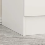 Armoire penderie en bois avec miroir 4 portes 2 tiroirs