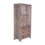 Armoire autoportante en bois massif - N/A