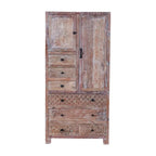 Armoire autoportante en bois massif - N/A