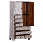 Armoire autoportante en bois massif - N/A