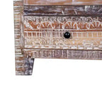 Armoire autoportante en bois massif - N/A
