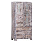 Armoire autoportante en bois massif - N/A