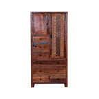 Armoire autoportante en bois massif - N/A