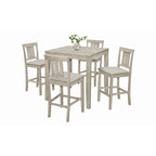 Ensemble de salle à manger 5 pièces à hauteur de comptoir, lignes épurées