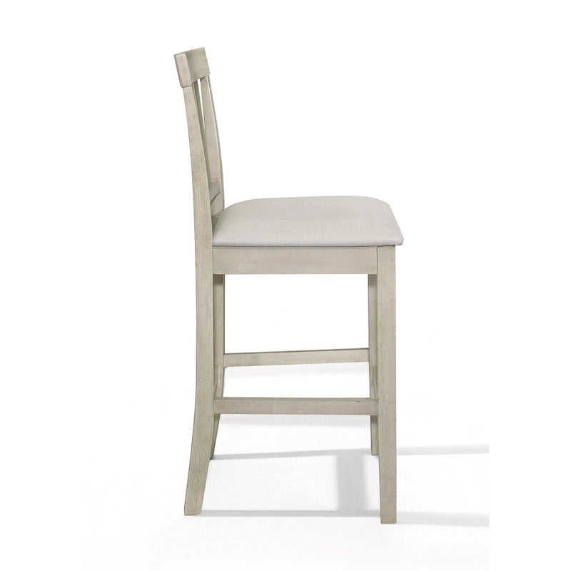 Ensemble de salle à manger 5 pièces à hauteur de comptoir, lignes épurées