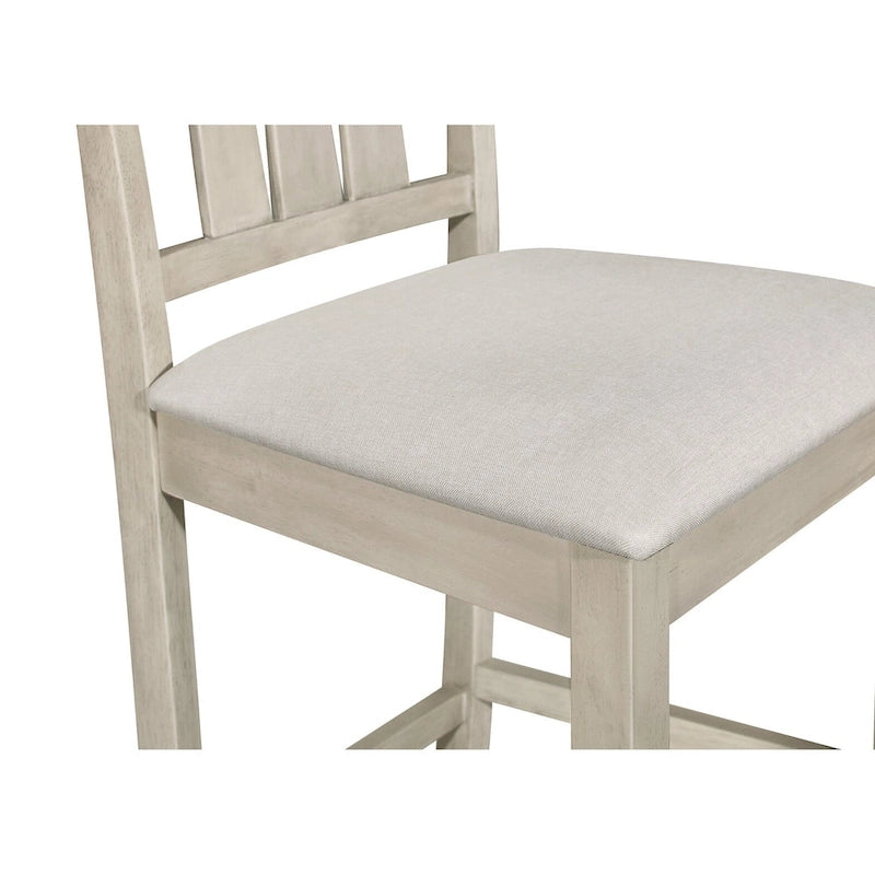 Ensemble de salle à manger 5 pièces à hauteur de comptoir, lignes épurées