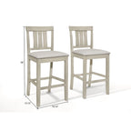 Ensemble de salle à manger 5 pièces à hauteur de comptoir, lignes épurées