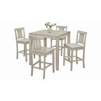 Ensemble de salle à manger 5 pièces à hauteur de comptoir, lignes épurées