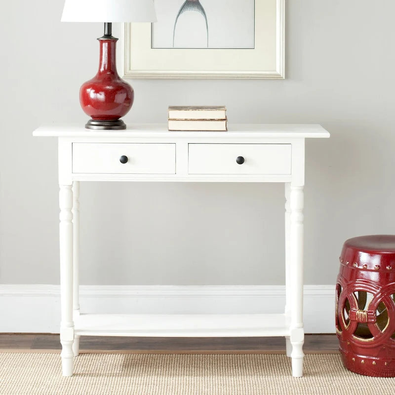 Console de 2 tiroirs Arvilla Grey - 37,8 x 13 x 31,9 - 38Lx13Px32H